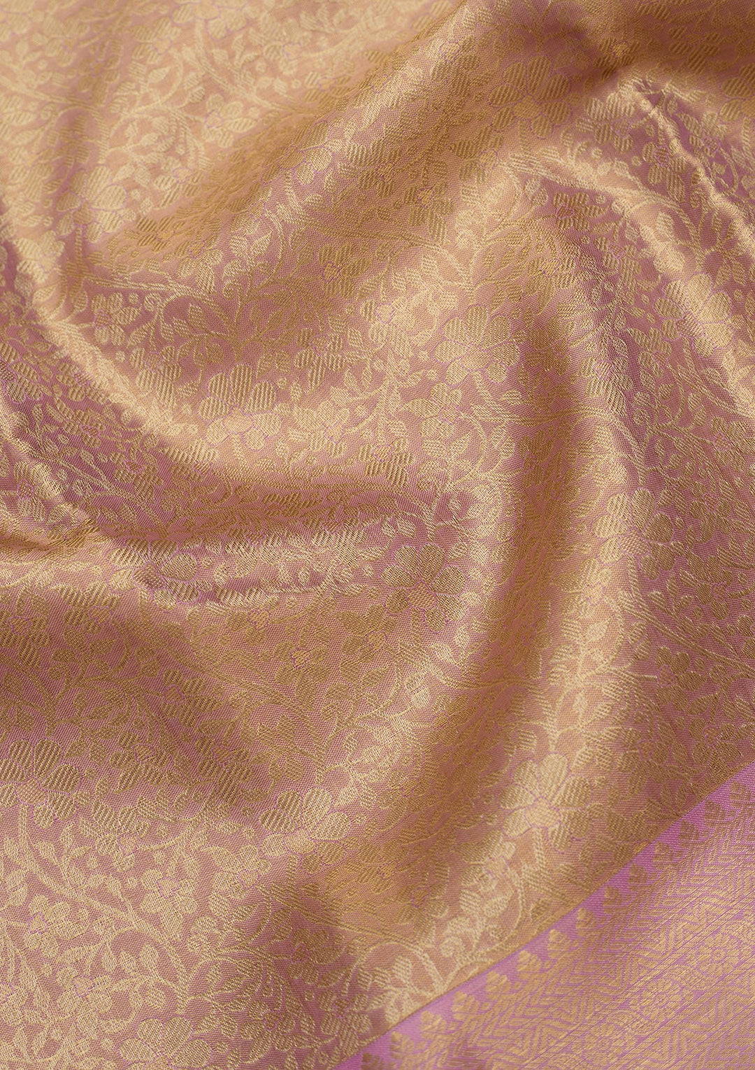 Lavender Dharmavaram Tissue Silk Saree