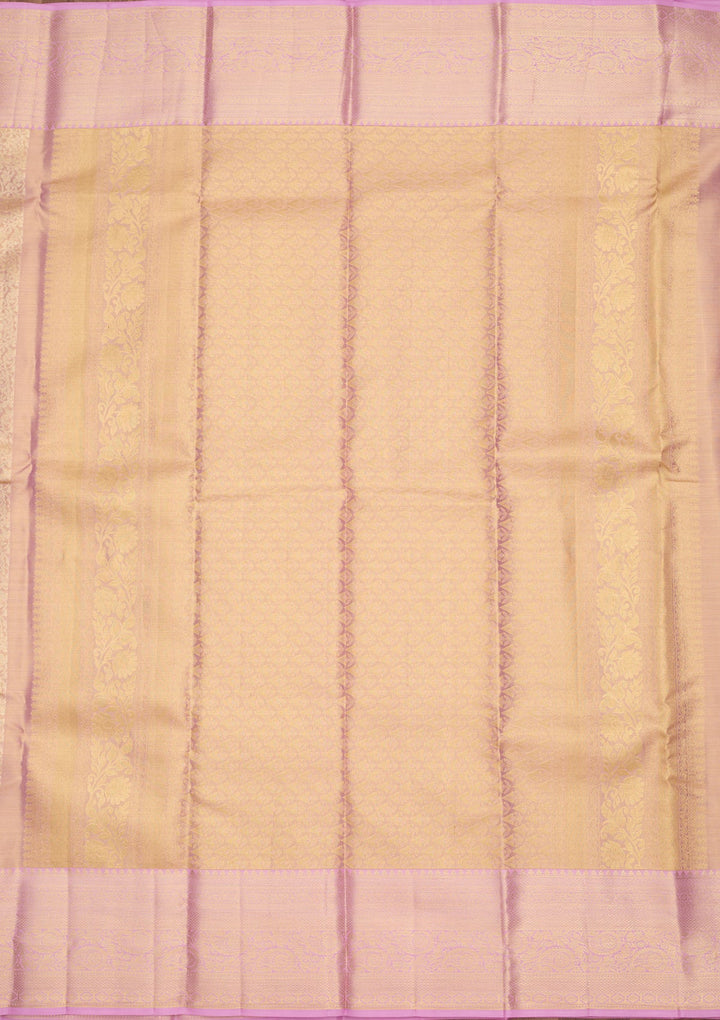 Lavender Dharmavaram Tissue Silk Saree