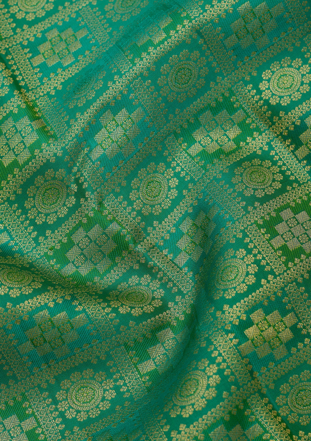 Green Dharmavaram Pure Silk Saree