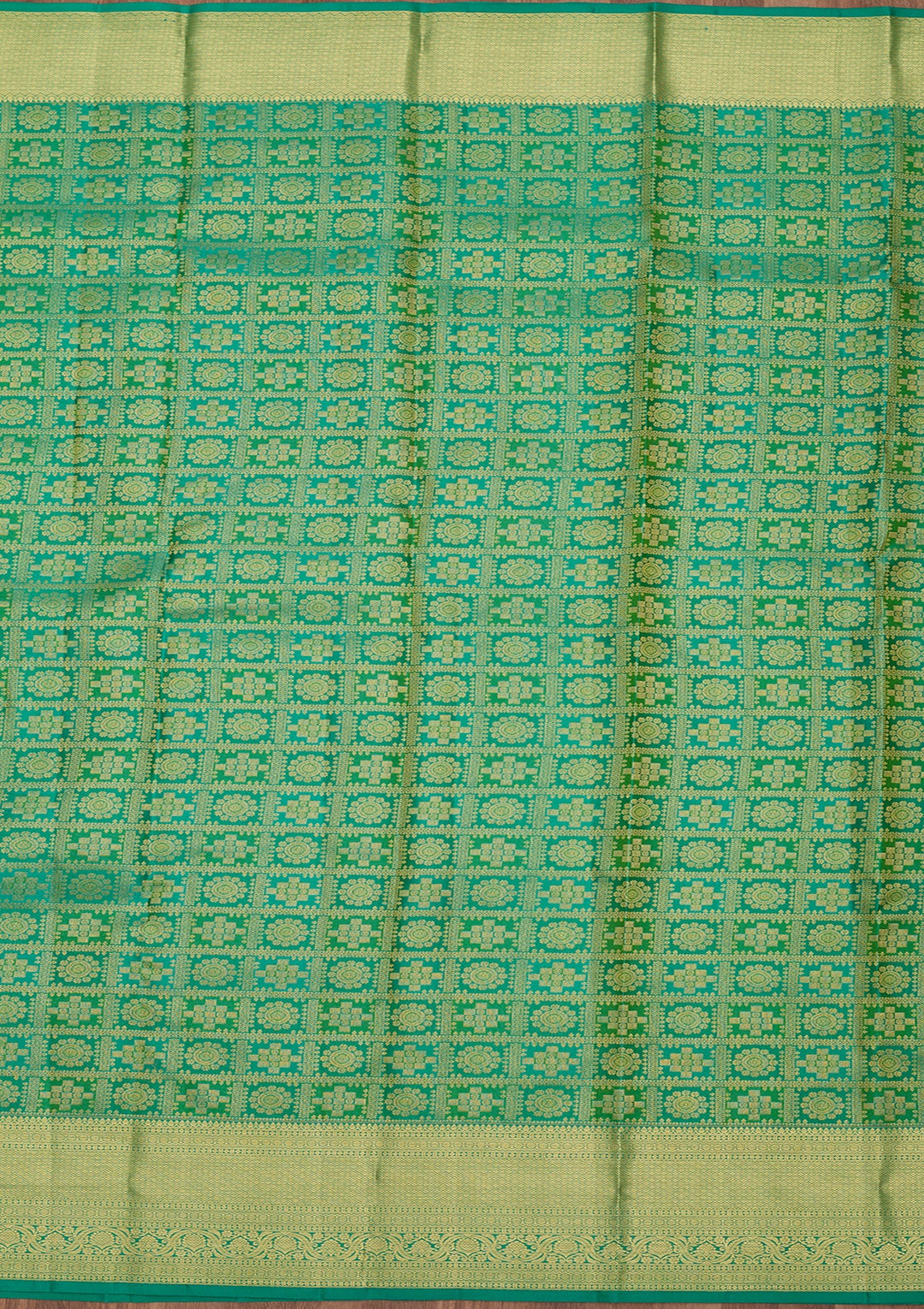 Green Dharmavaram Pure Silk Saree