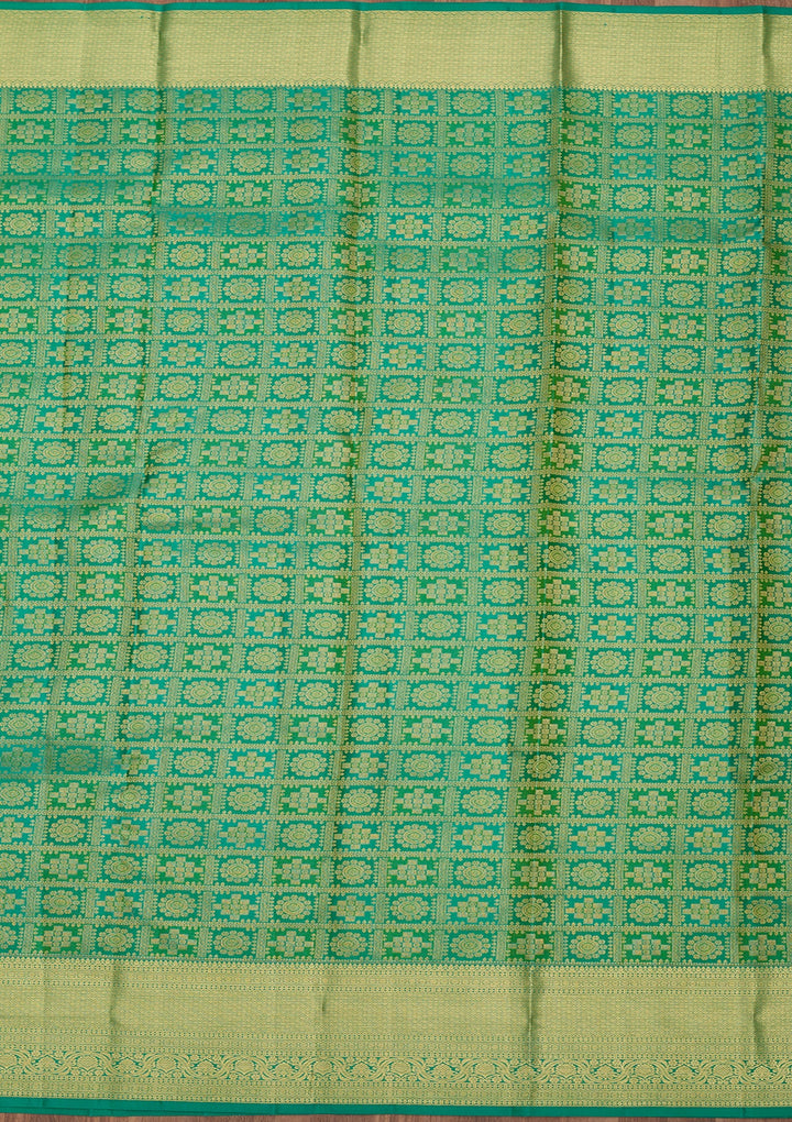 Green Dharmavaram Pure Silk Saree