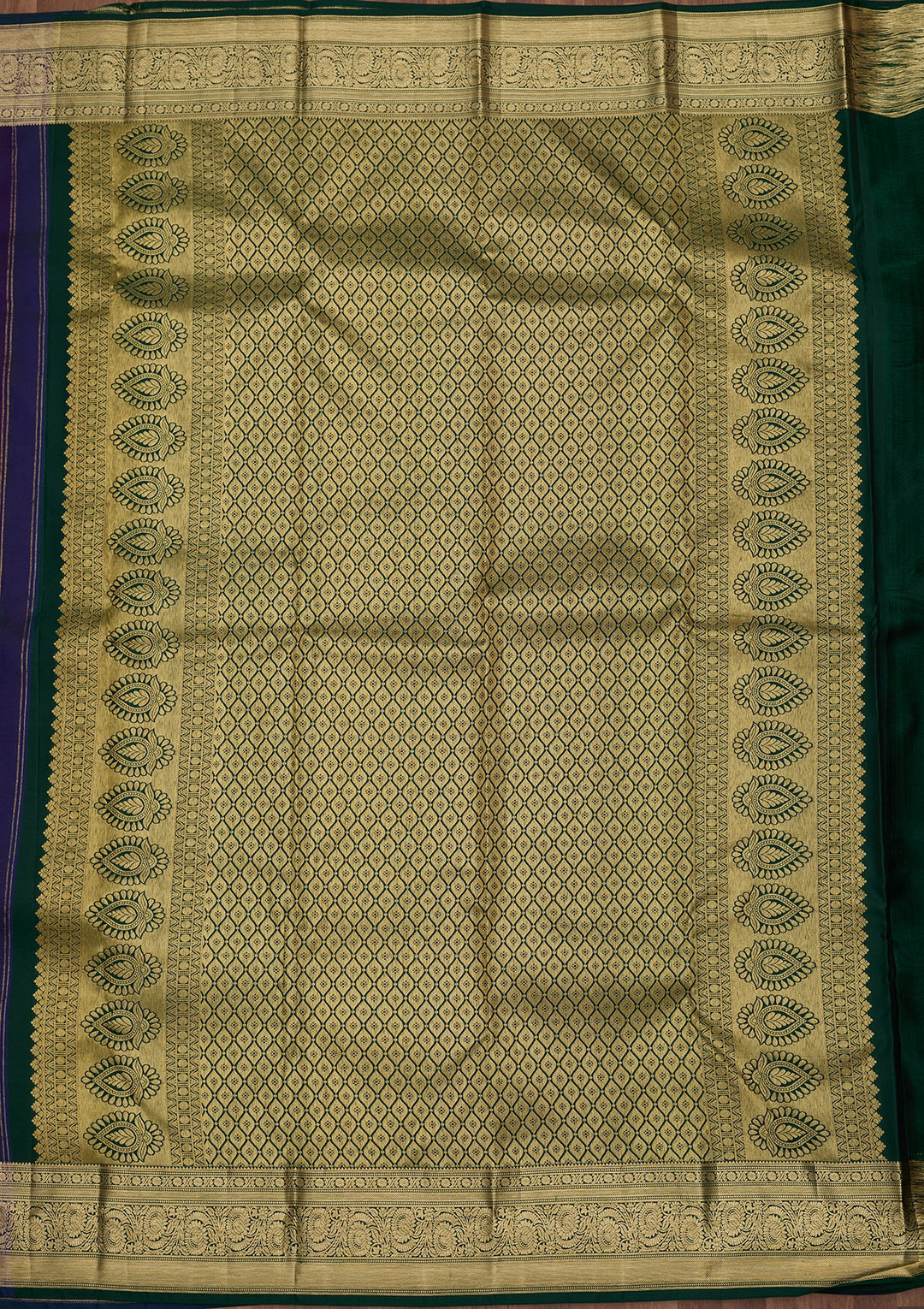 Purple Dharmavaram Art Silk Saree