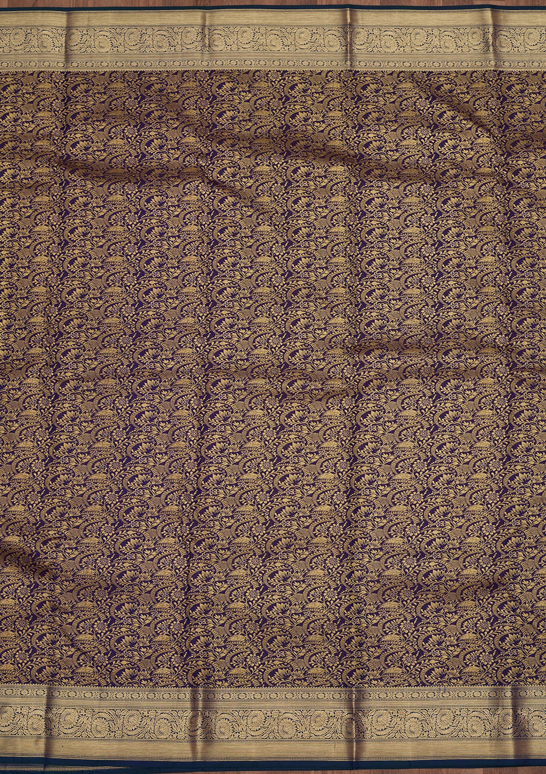 Purple Dharmavaram Art Silk Saree