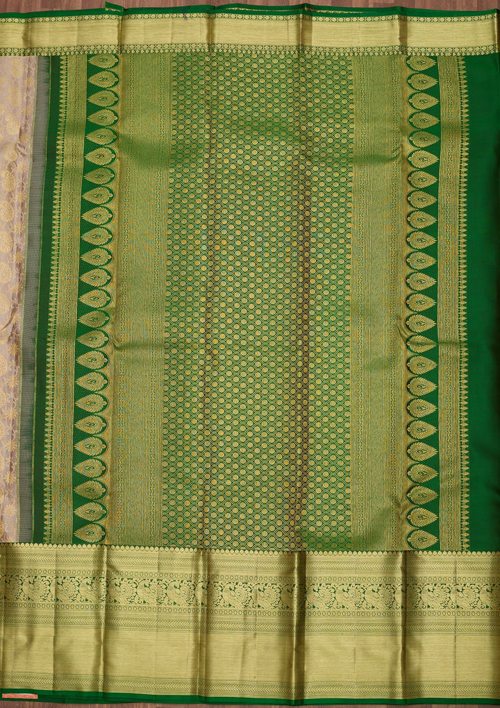 Grey Dharmavaram Art Silk Saree
