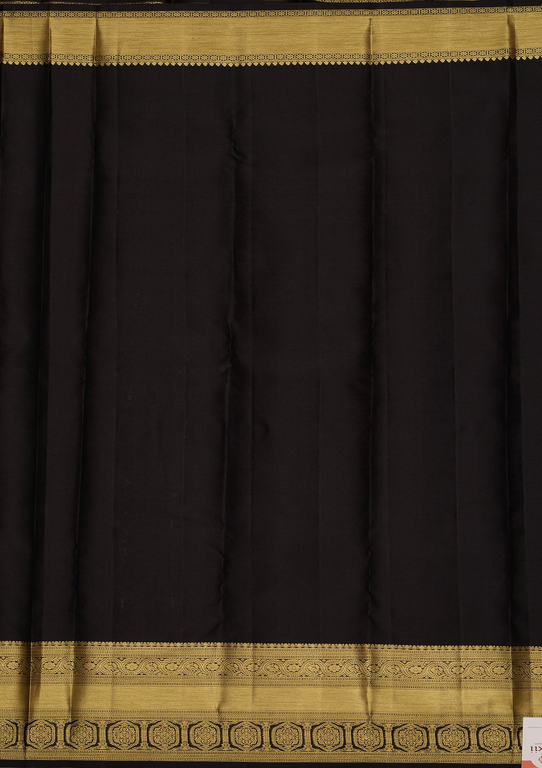Black Dharmavaram Pure Silk Saree