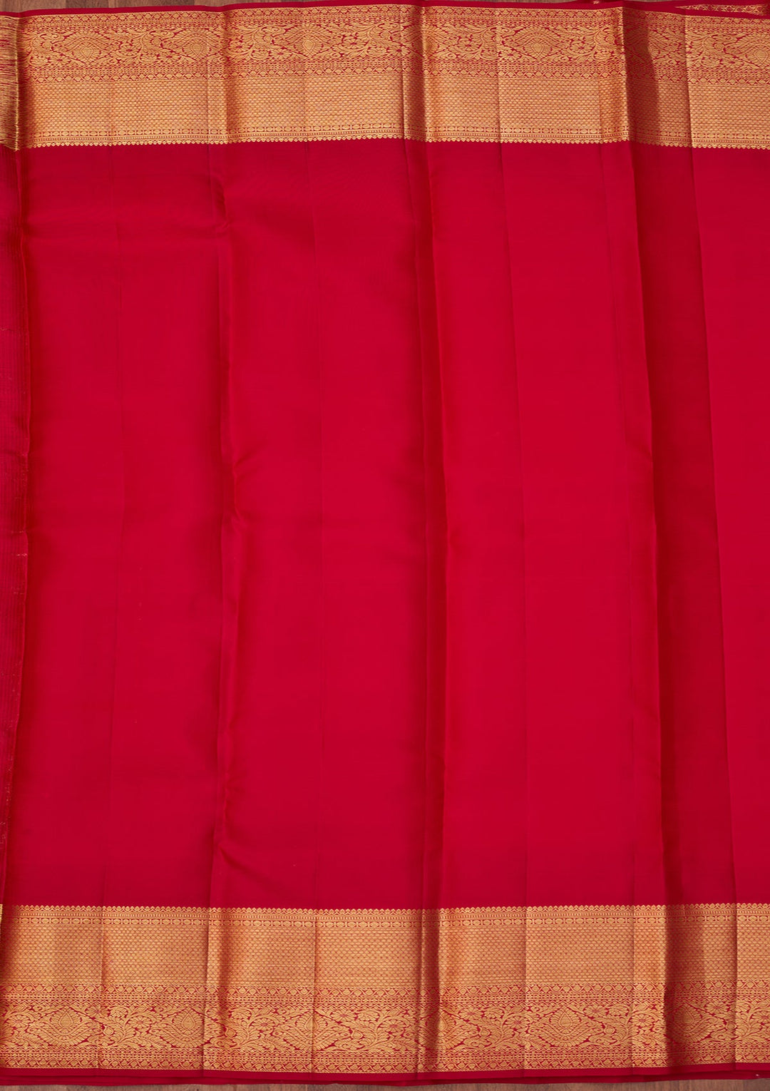 Rani Pink Dharmavaram Pure Silk Saree With Matching Blouse Piece