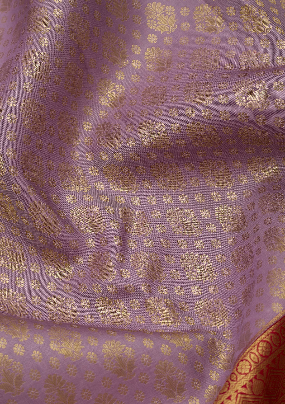 Lavender Dharmavaram Art Silk Saree