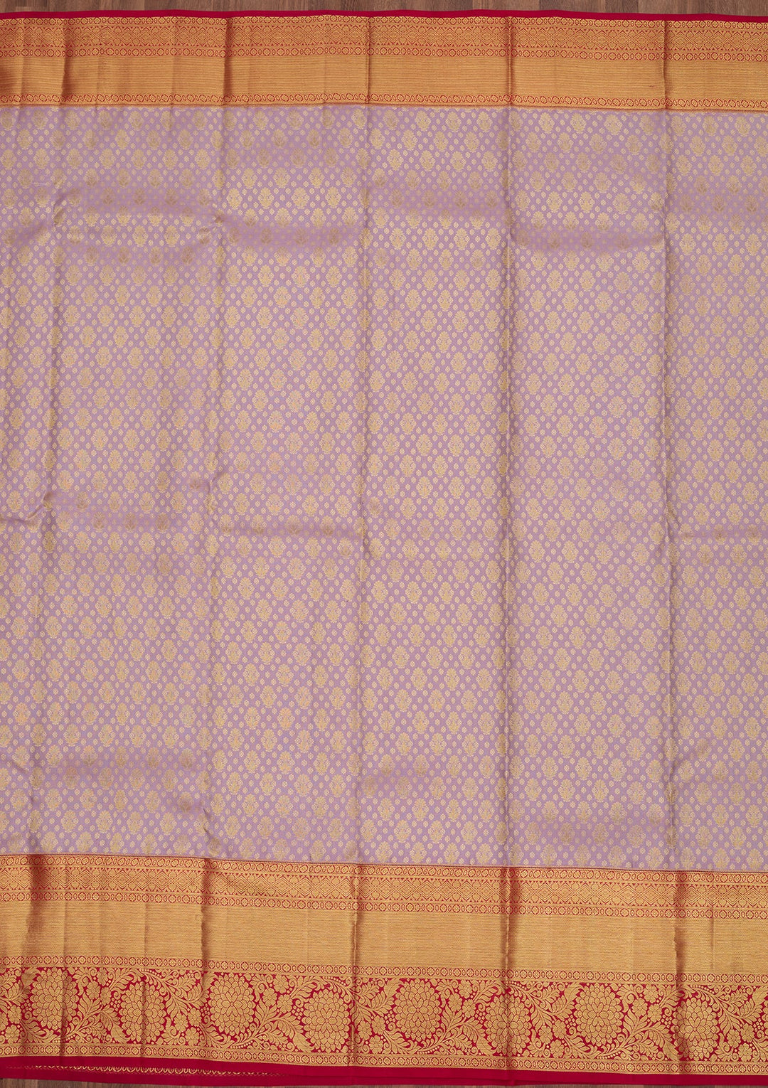 Lavender Dharmavaram Art Silk Saree