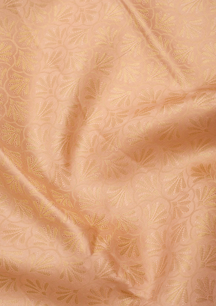 Cream Dharmavaram Art Silk Saree
