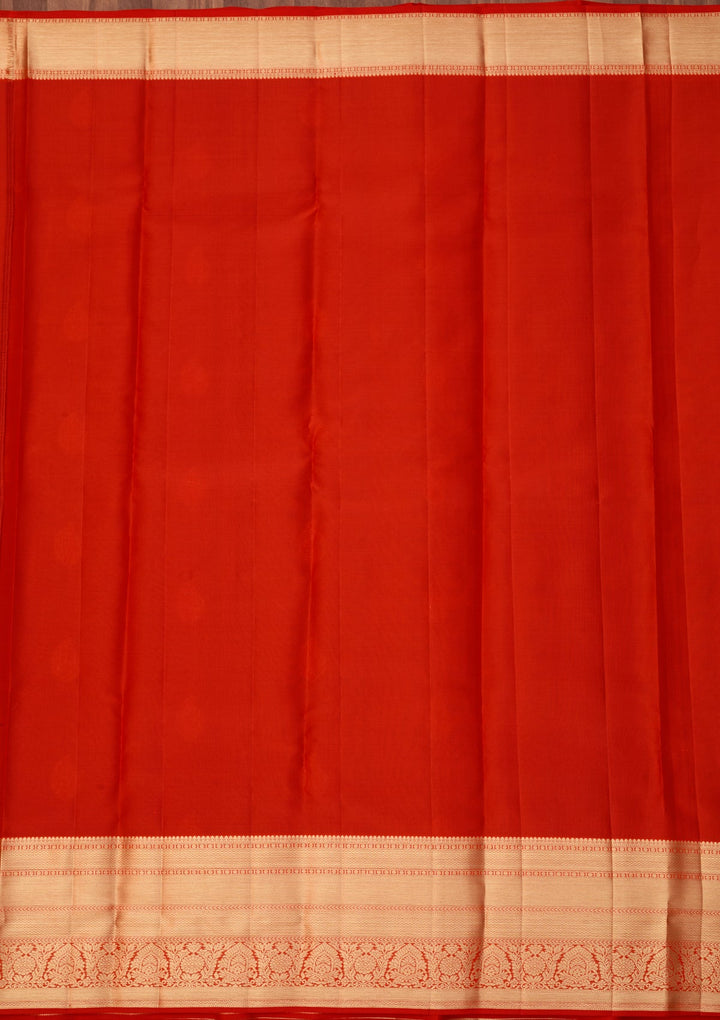 Maroon Dharmavaram Pure Silk Saree With Matching Blouse Piece