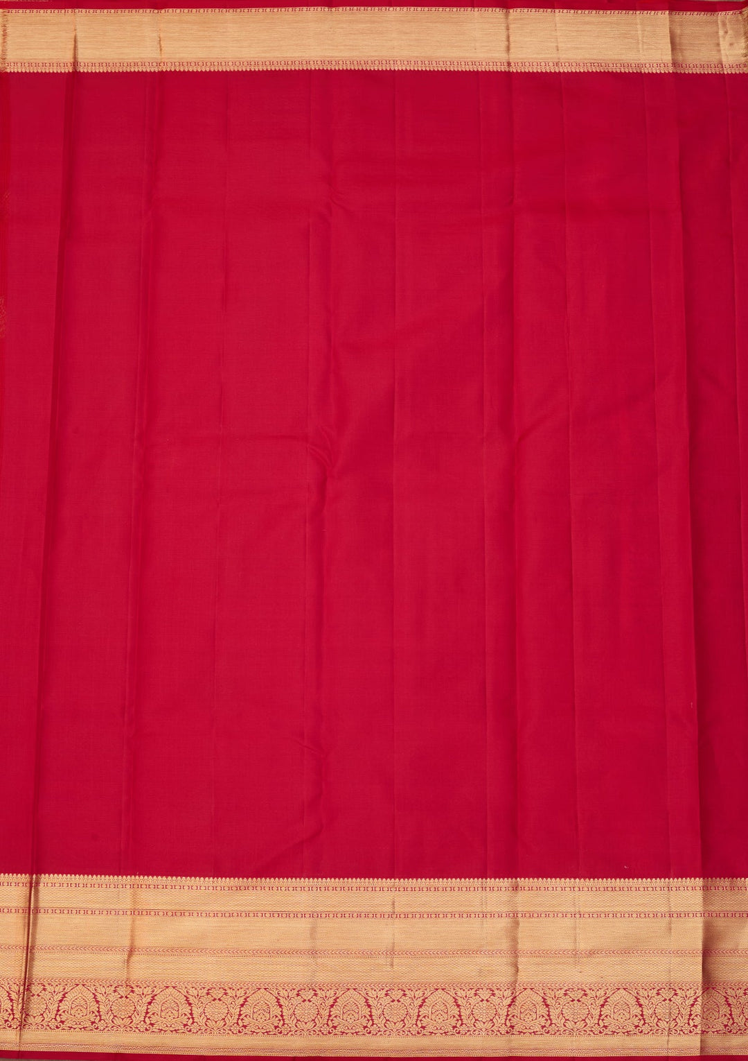 Rani Pink Dharmavaram Pure Silk Saree With Matching Blouse Piece