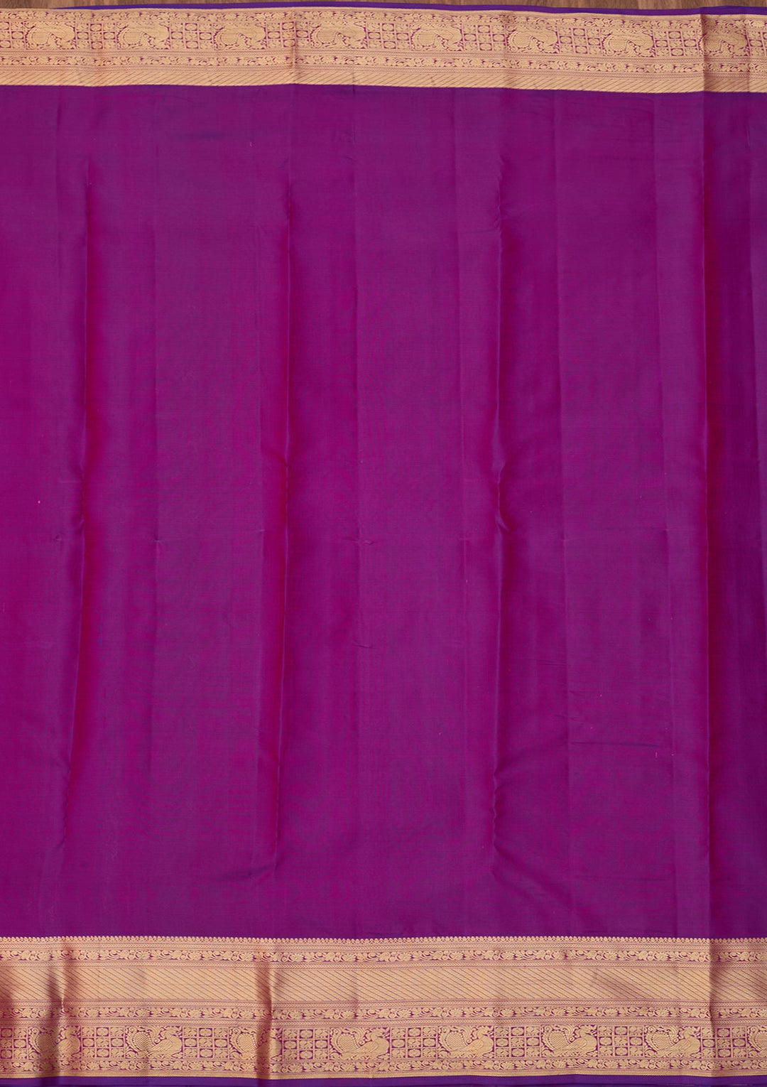 Peach Dharmavaram Pure Silk Saree With Matching Blouse Piece