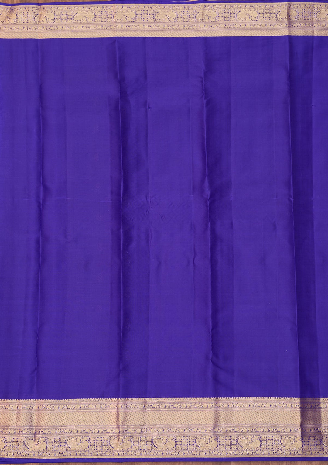 Royal Blue Dharmavaram Pure Silk Saree With Matching Blouse Piece