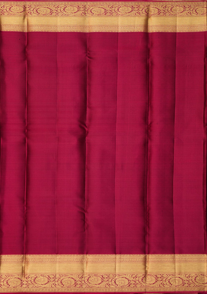 Purple Dharmavaram Pure Silk Saree With Matching Blouse Piece