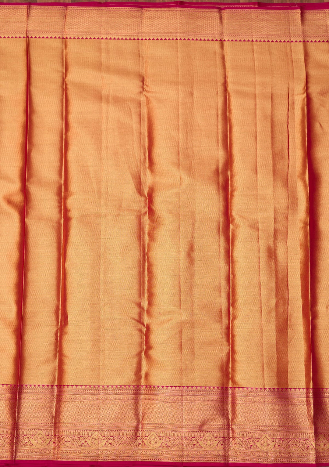 Rani Pink Dharmavaram Tissue Silk Saree With Matching Blouse Piece