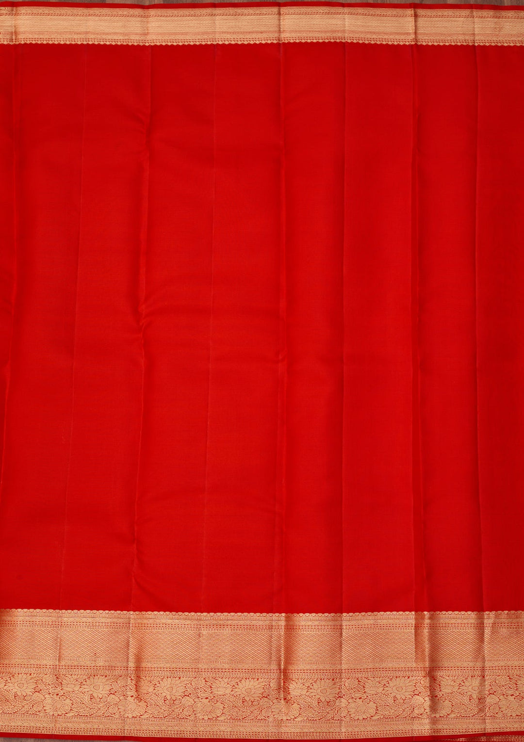 Red Dharmavaram Pure Silk Saree With Matching Blouse Piece