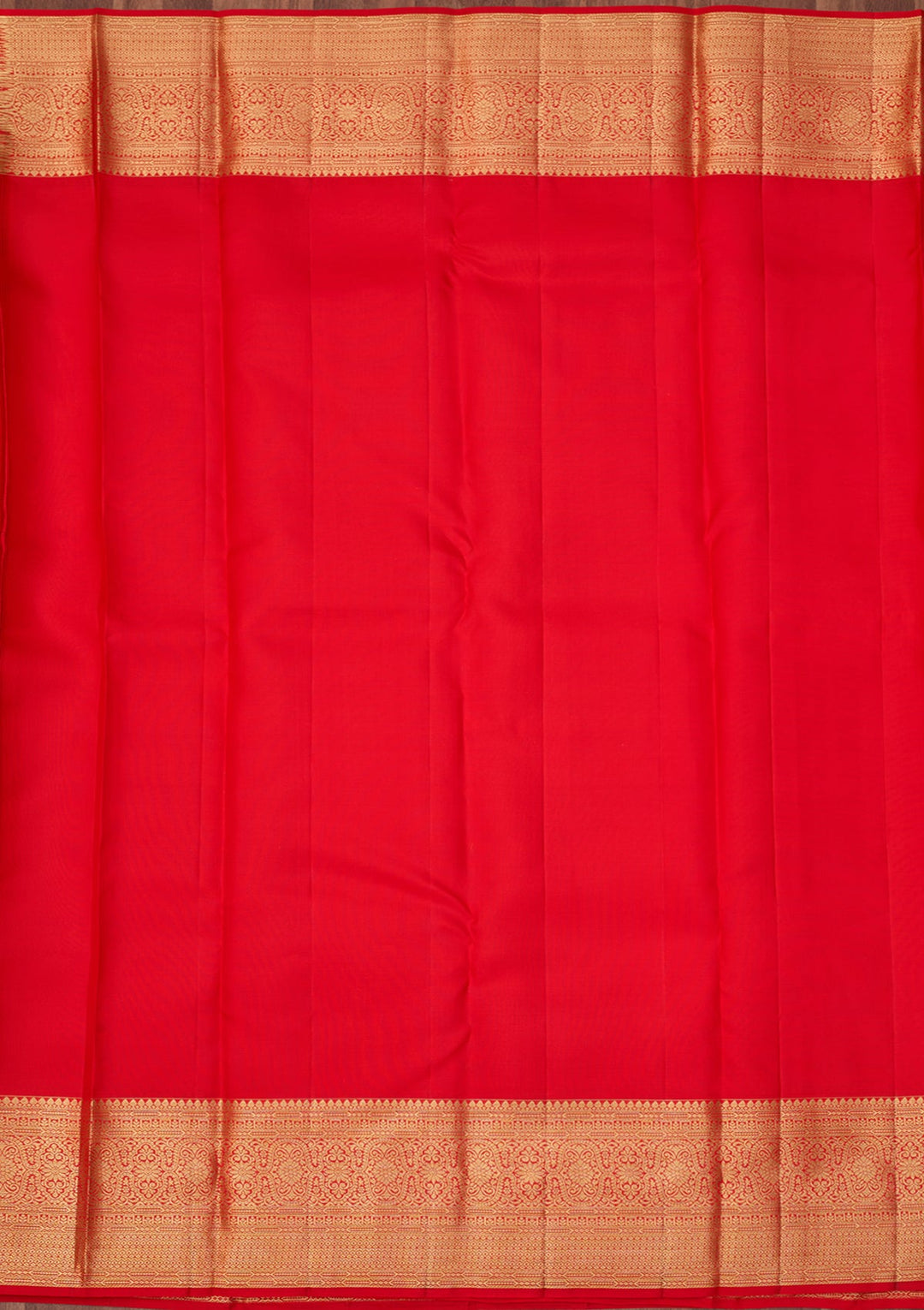 Red Dharmavaram Pure Silk Saree With Matching Blouse Piece
