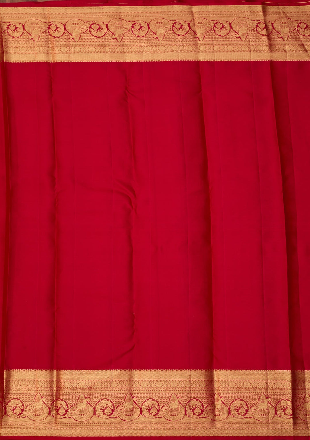 Maroon Dharmavaram Pure Silk Saree With Matching Blouse Piece