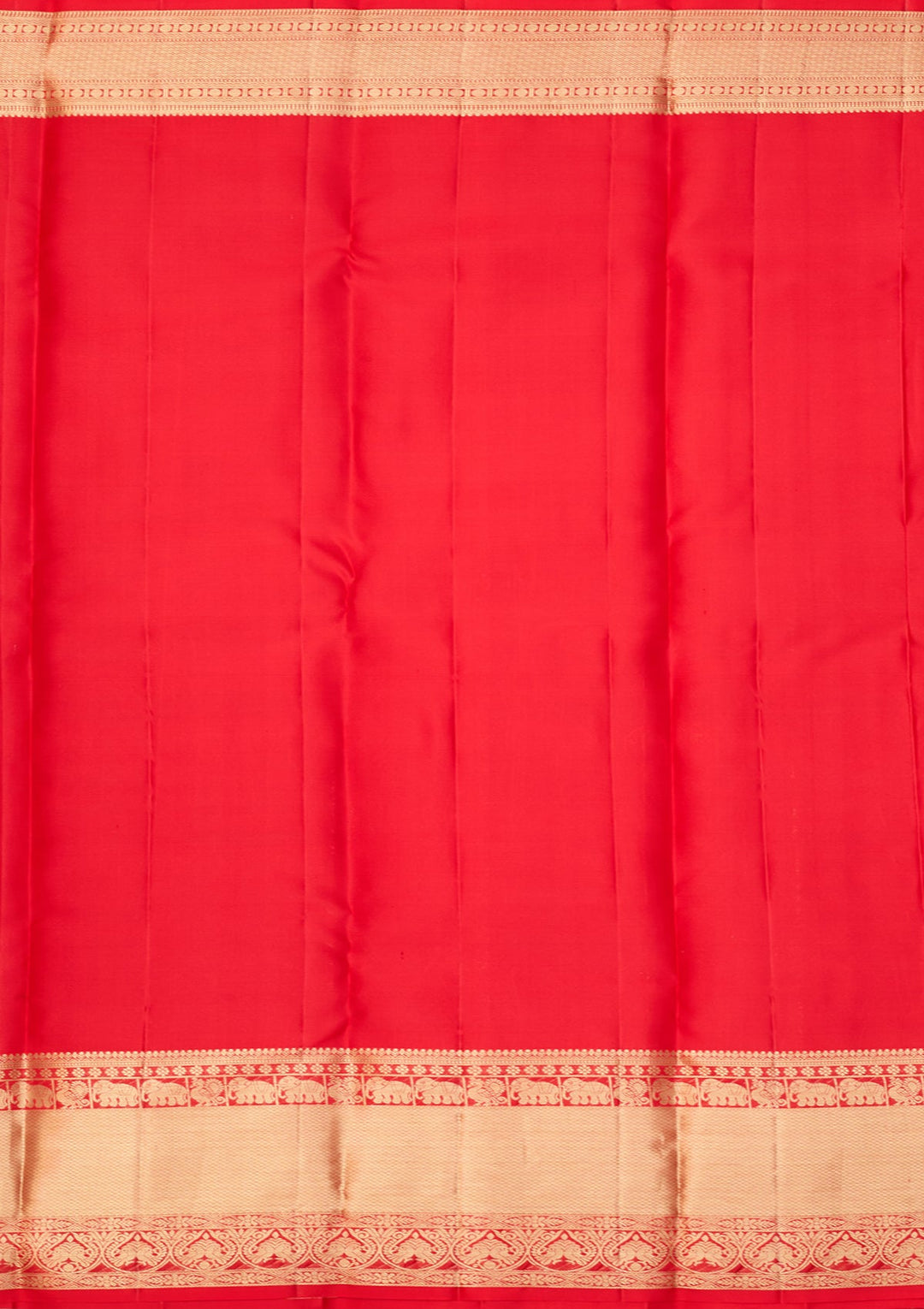 Red Dharmavaram Pure Silk Saree With Matching Blouse Piece