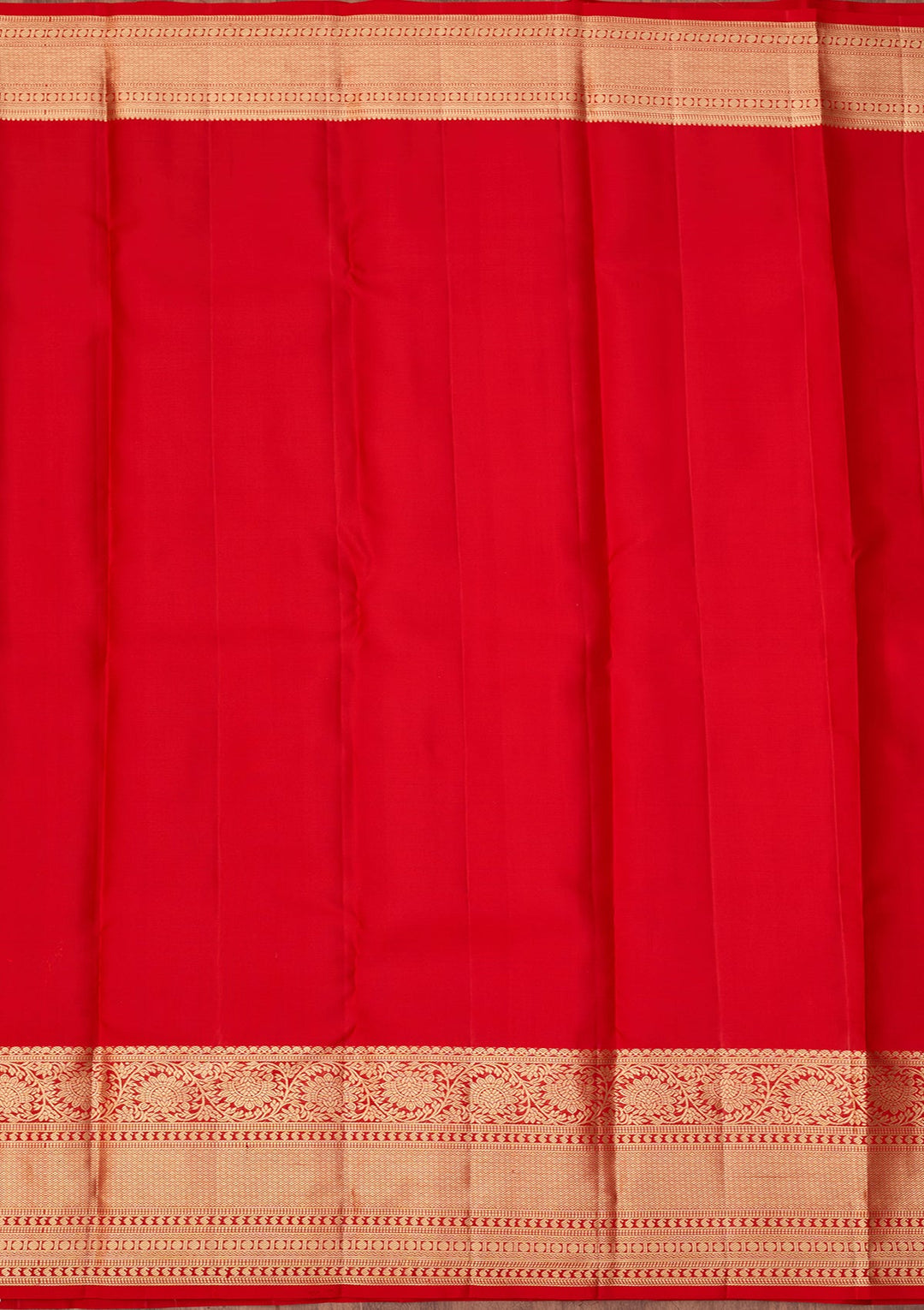 Red Dharmavaram Pure Silk Saree With Matching Blouse Piece