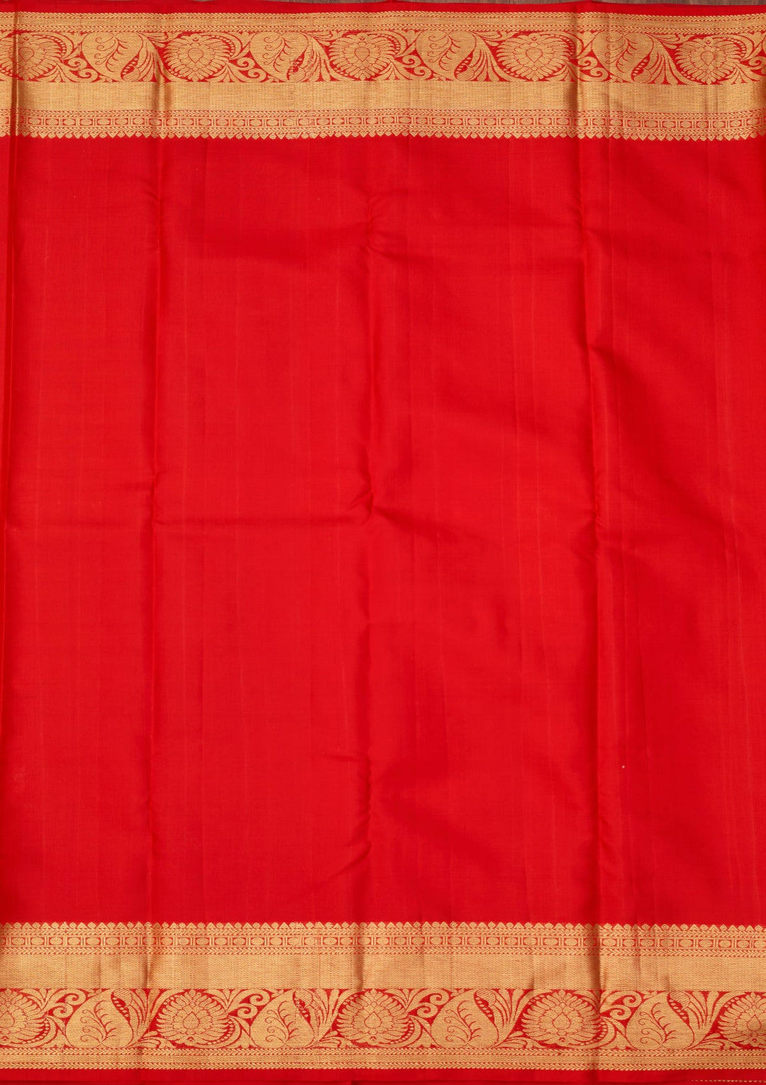 Red Dharmavaram Pure Silk Saree With Matching Blouse Piece