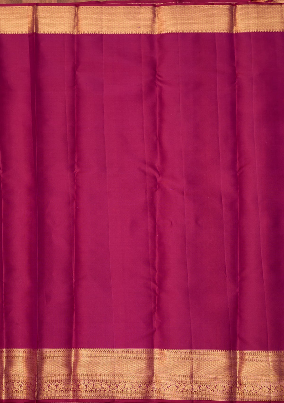 Magenta Pink Dharmavaram Pure Silk Saree With Matching Blouse Piece