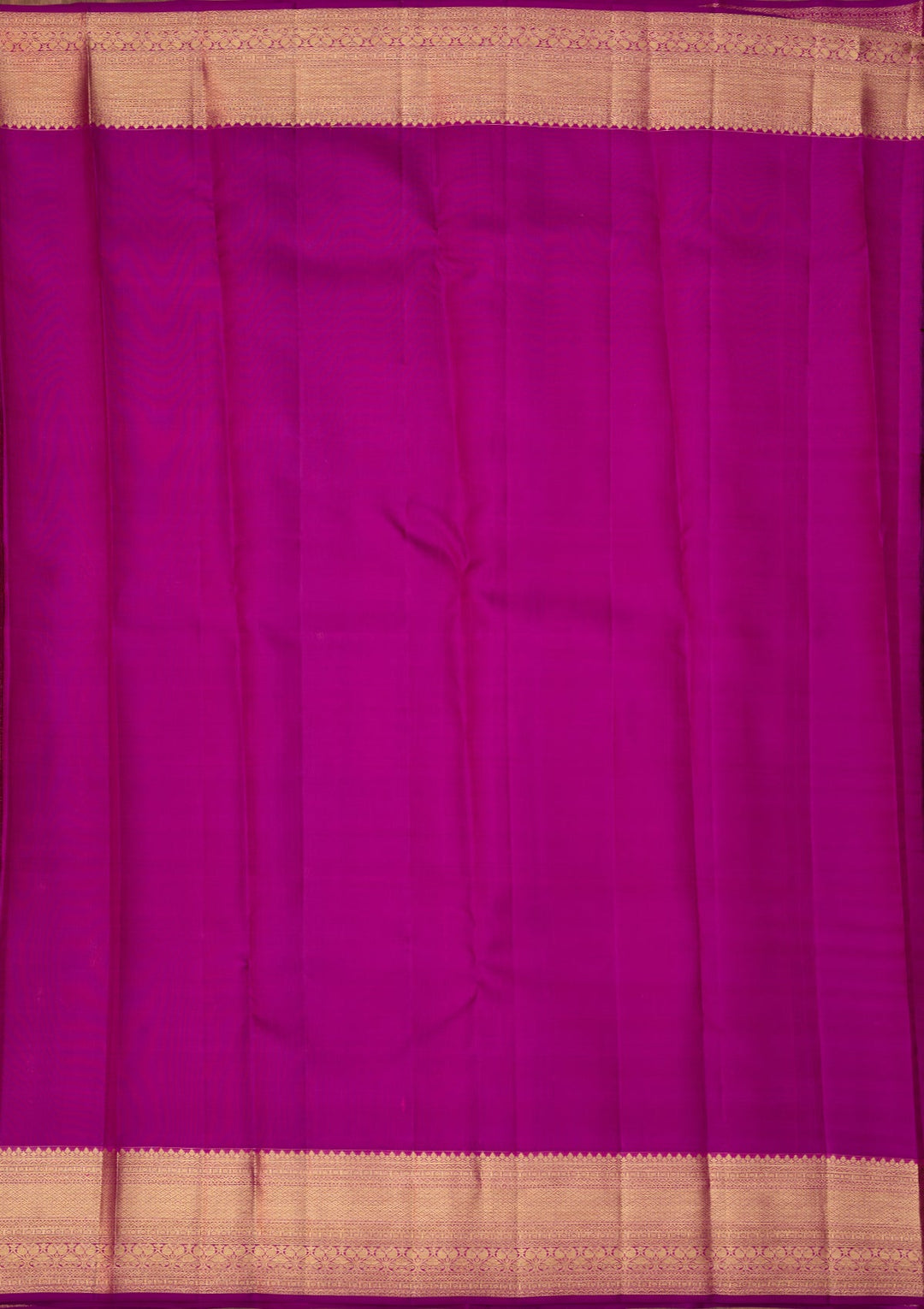 Magenta Pink Dharmavaram Pure Silk Saree With Matching Blouse Piece