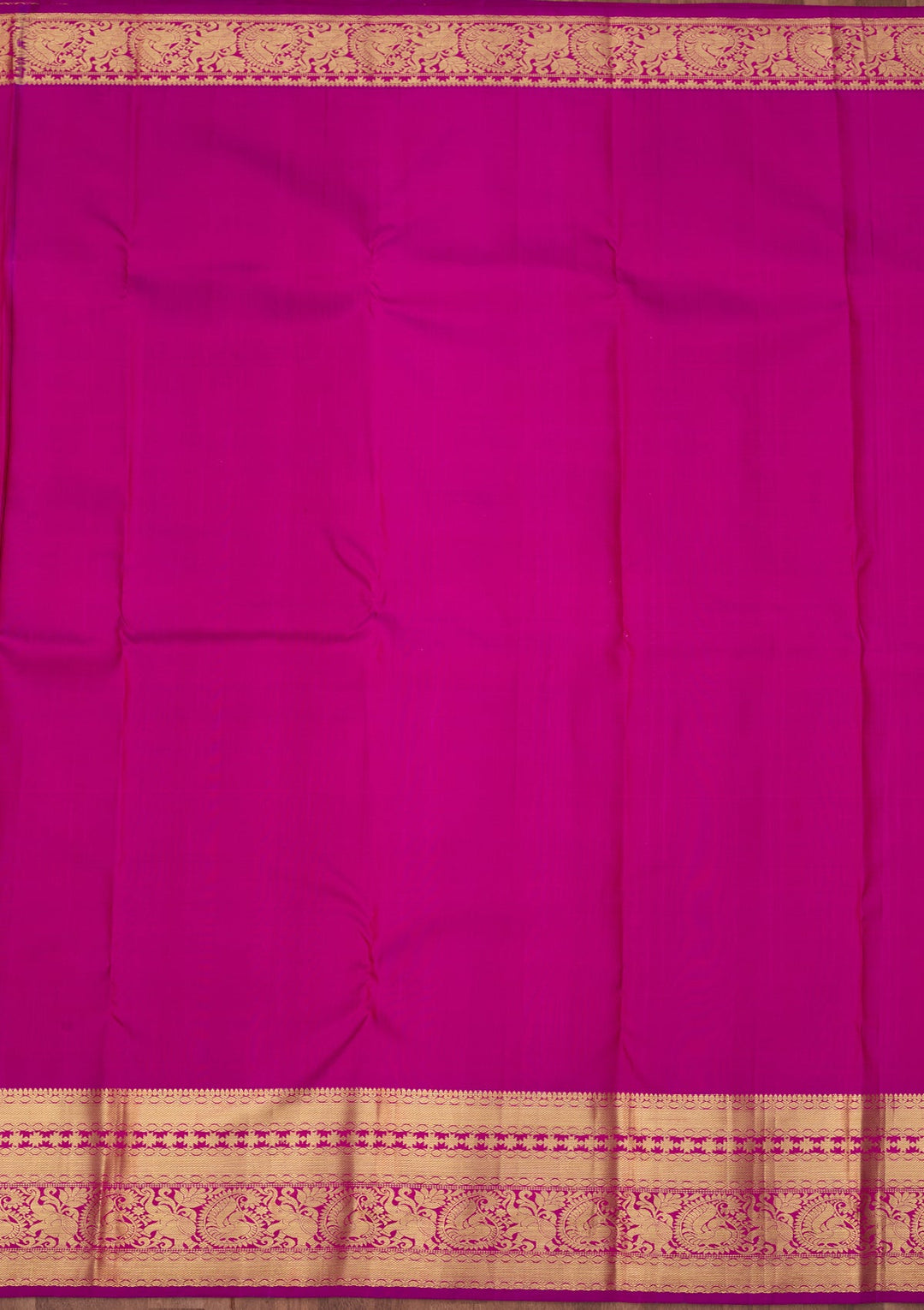 Orange Dharmavaram Pure Silk Saree With Matching Blouse Piece