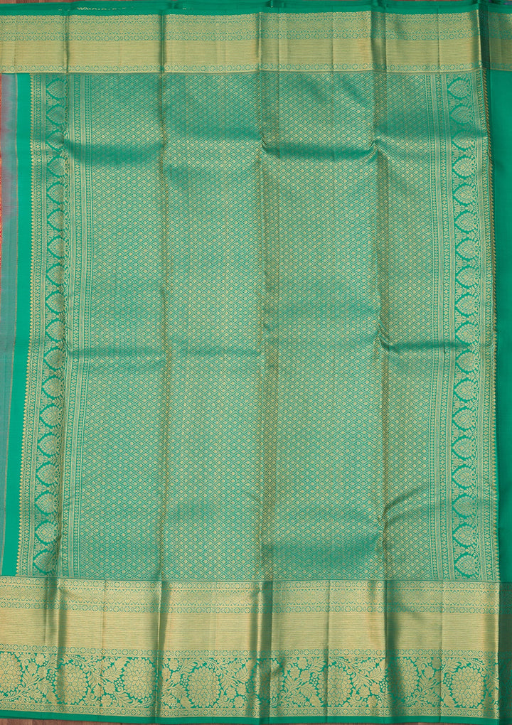 Rani Pink Dharmavaram Pure Silk Saree With Matching Blouse Piece