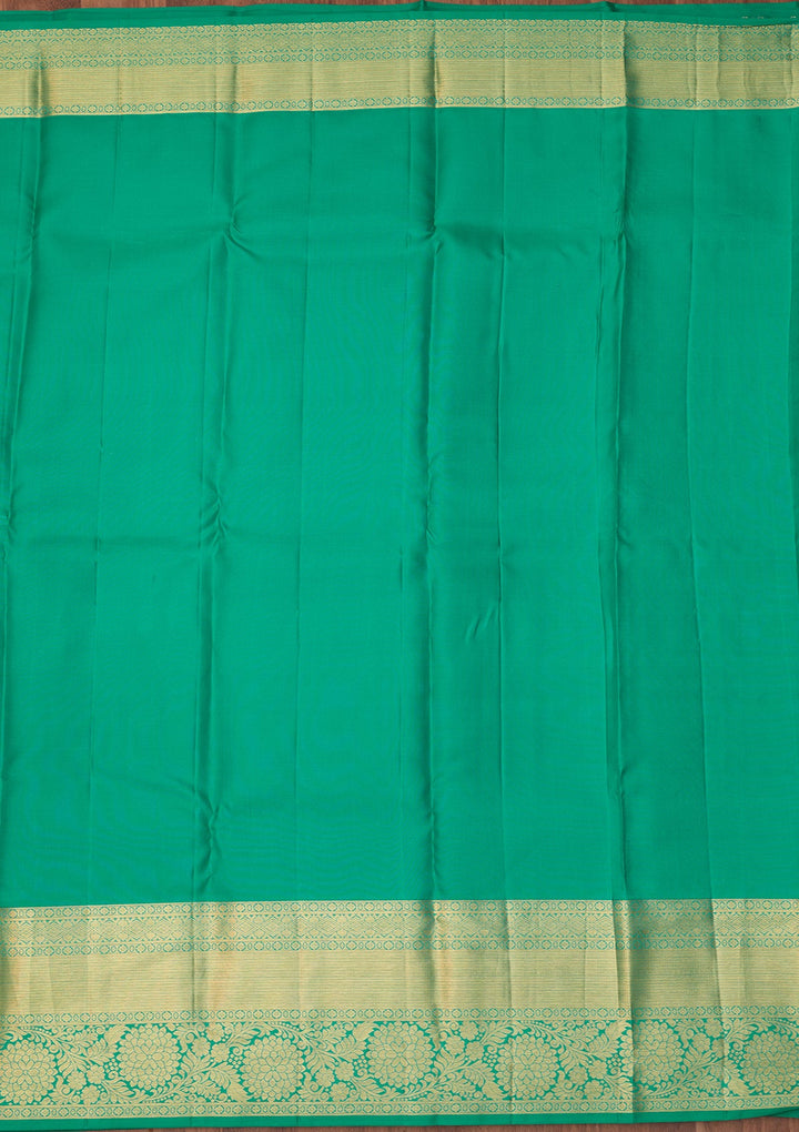 Rani Pink Dharmavaram Pure Silk Saree With Matching Blouse Piece