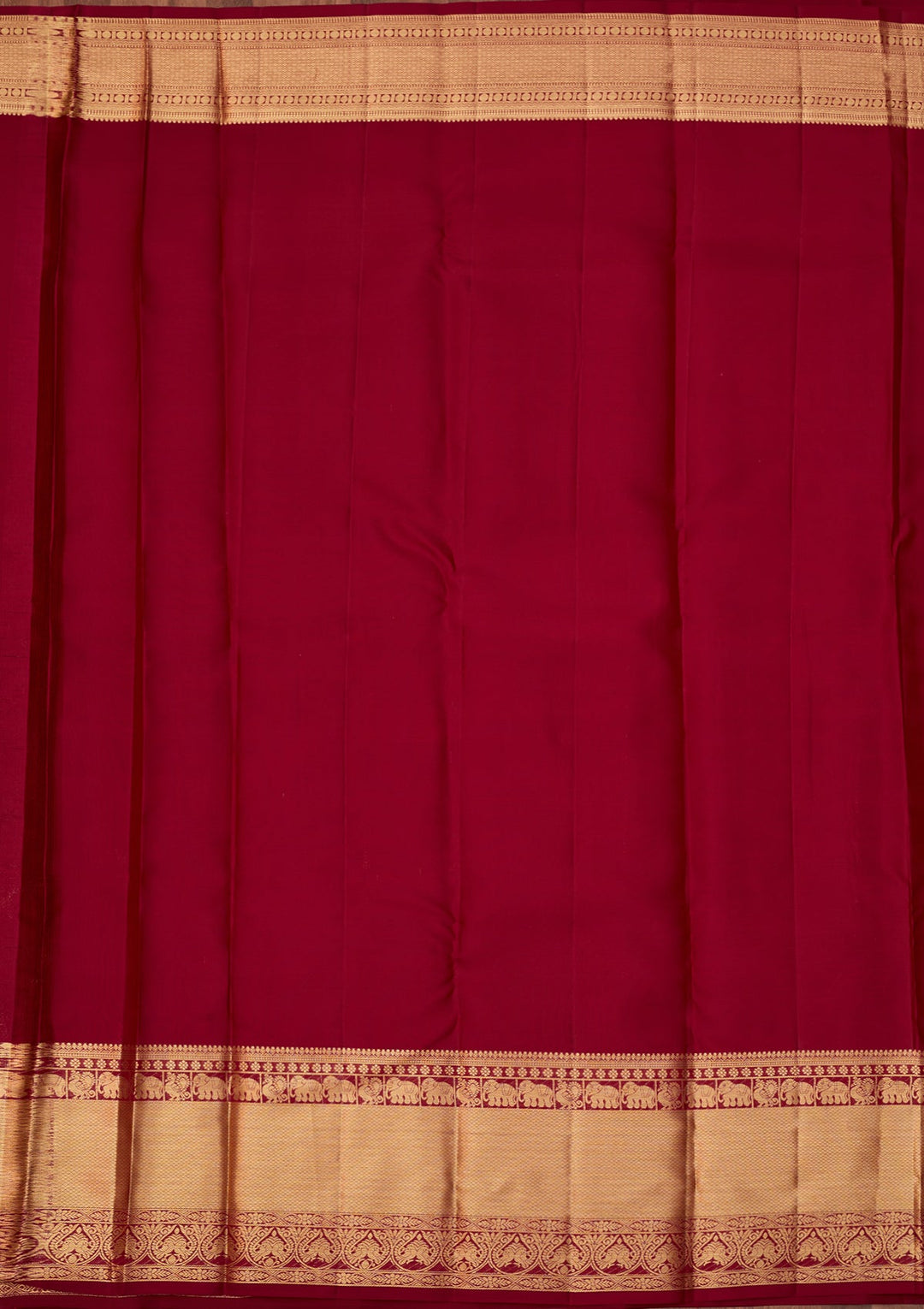 Magenta Pink Dharmavaram Pure Silk Saree With Matching Blouse Piece