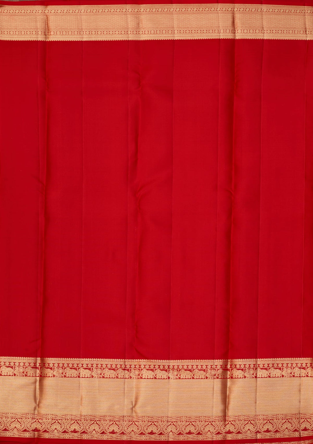 Red Dharmavaram Pure Silk Saree With Matching Blouse Piece