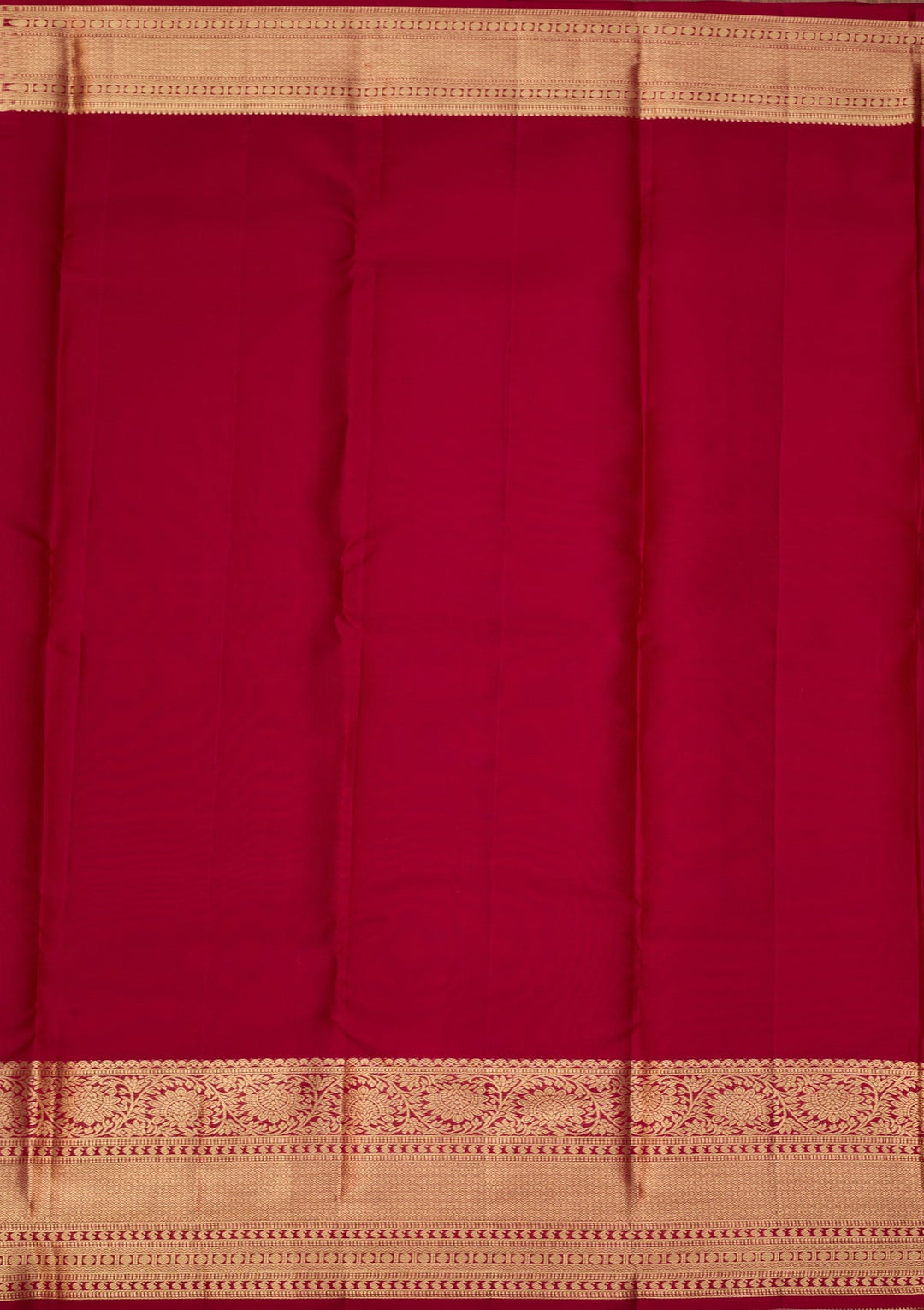 Maroon Dharmavaram Pure Silk Saree With Matching Blouse Piece