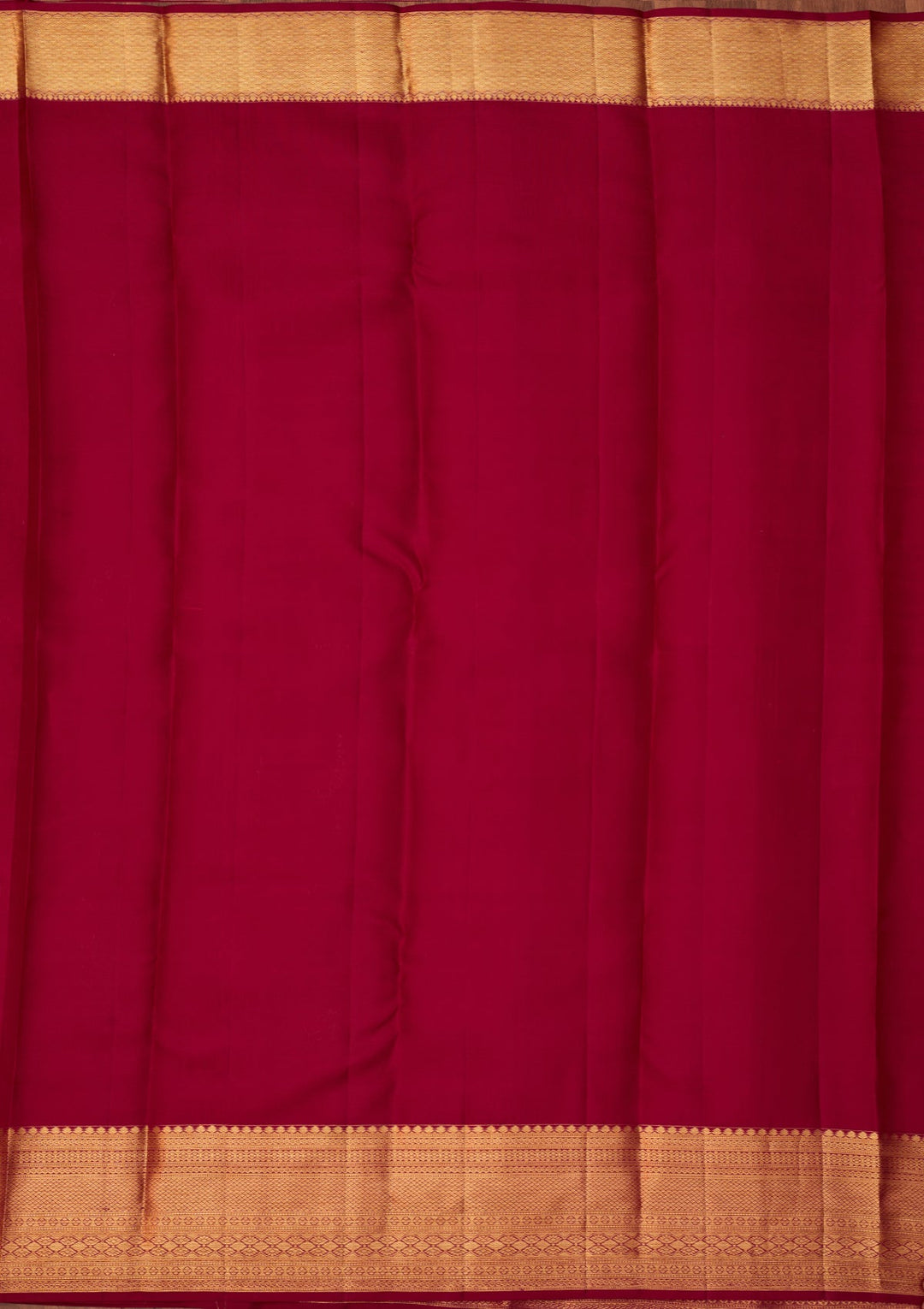 Maroon Dharmavaram Pure Silk Saree With Matching Blouse Piece