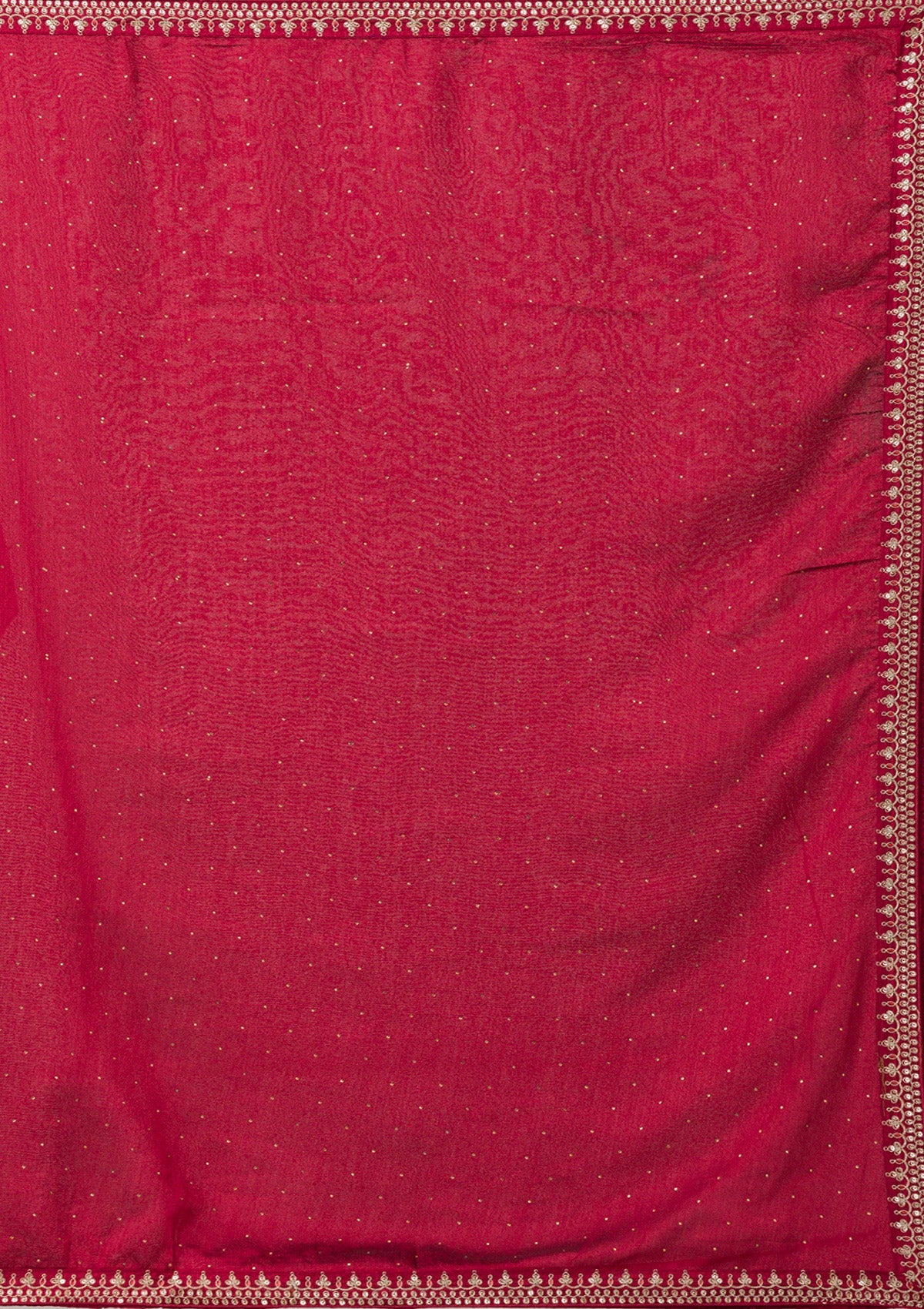Maroon Sequins Raw Silk Readymade Salwar Suit-Koskii