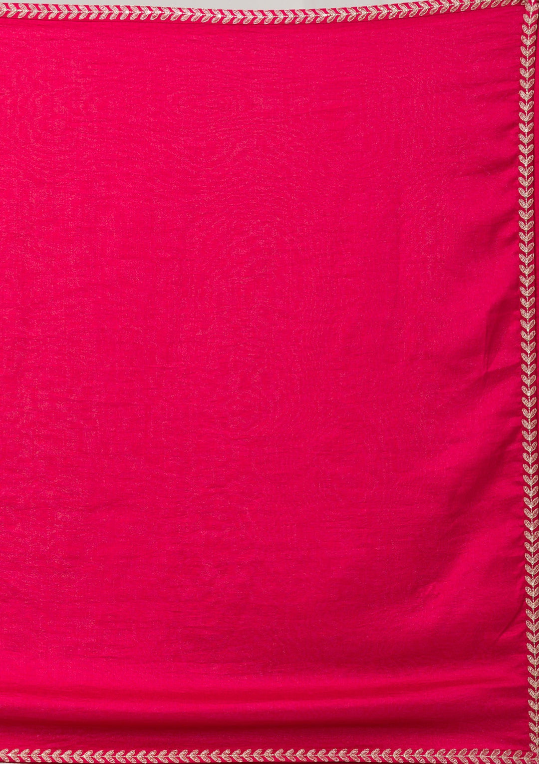 Rani Pink Zariwork Raw Silk Readymade Salwar Suit-Koskii