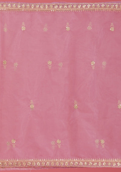Lavender Cording Chanderi Readymade Salwar Suit-koskii
