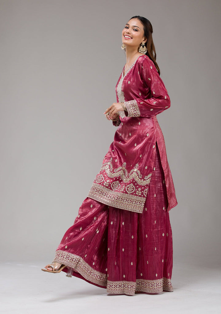 Black Stonework Chiffon Saree-koskii