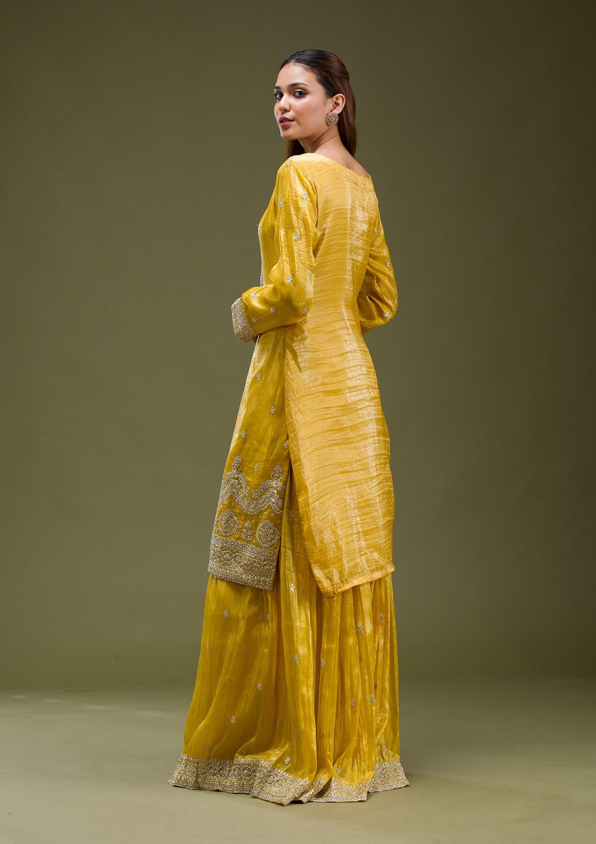 Wine Threadwork Georgette Saree-koskii