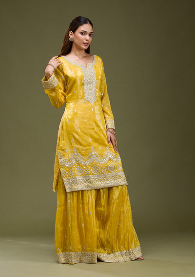 Wine Threadwork Georgette Saree-koskii