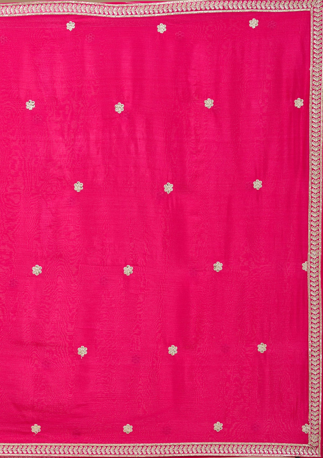 Magenta Pink Sequins Soft Raw Silk Readymade Salwar Suit-koskii