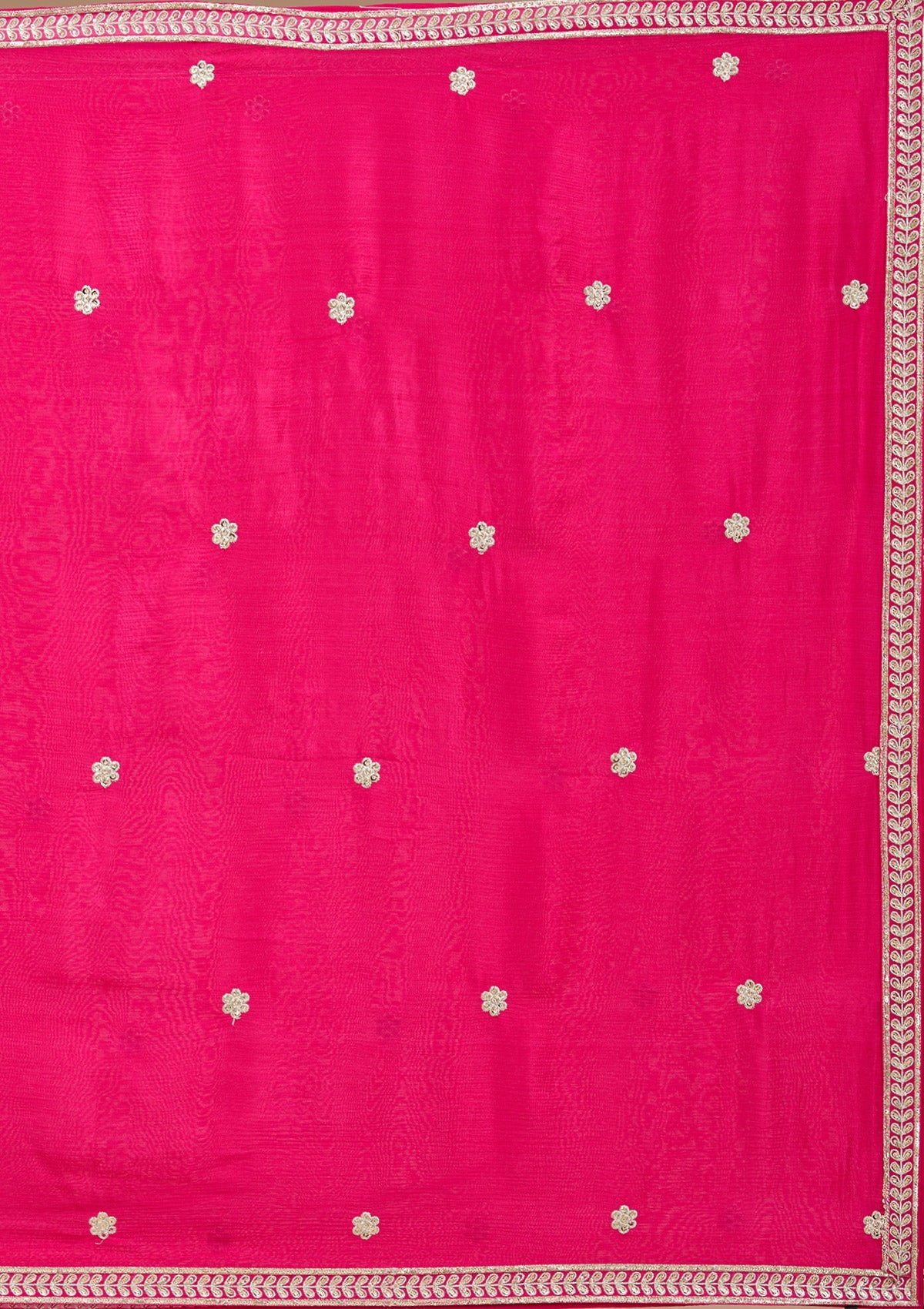 Magenta Pink Sequins Soft Raw Silk Readymade Salwar Suit-koskii