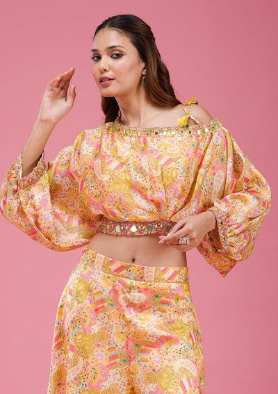 Purple Threadwork Georgette Saree-koskii