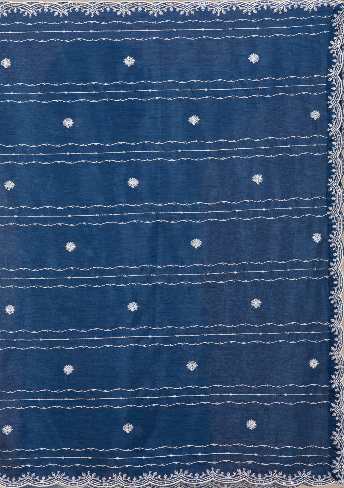 Purple Kashmiri Georgette Saree-koskii