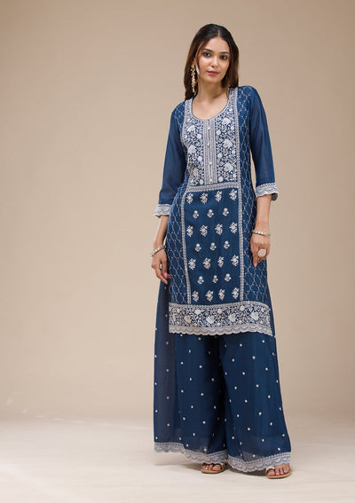 Rust Cording Net Readymade Lehenga-koskii