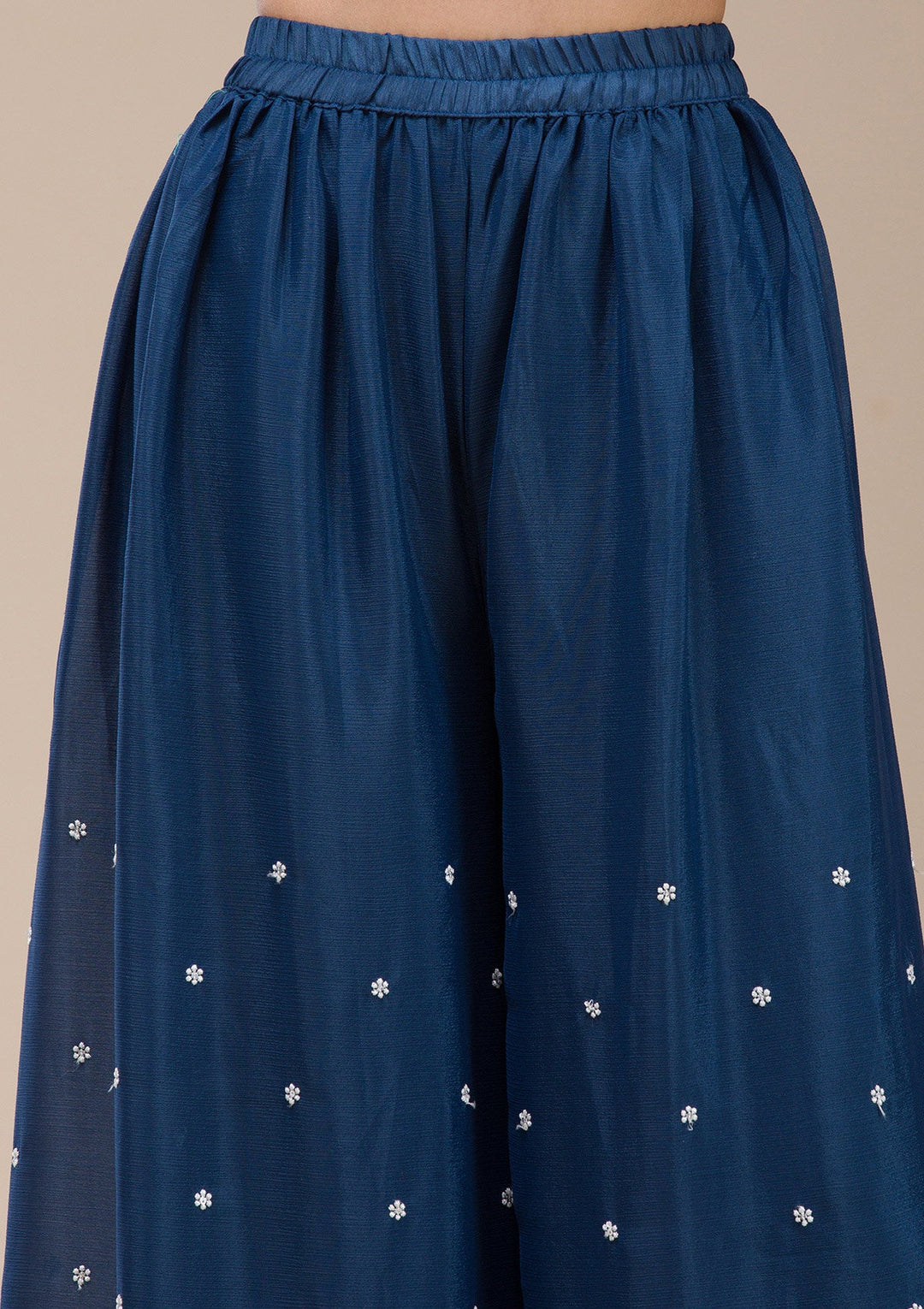 Purple Kashmiri Georgette Saree-koskii