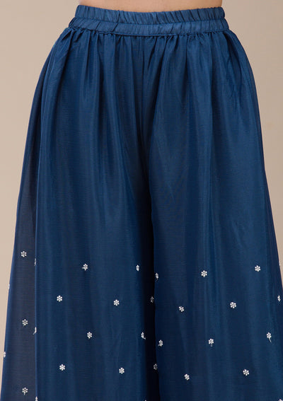Purple Kashmiri Georgette Saree-koskii