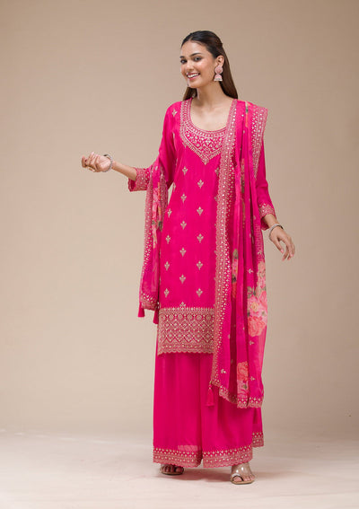 Beige Banarasi Semi-Stitched Lehenga-koskii