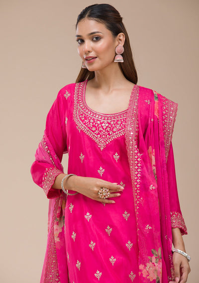 Off White  Banarasi Semi-Stitched Lehenga-koskii