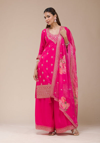 Off White  Banarasi Semi-Stitched Lehenga-koskii